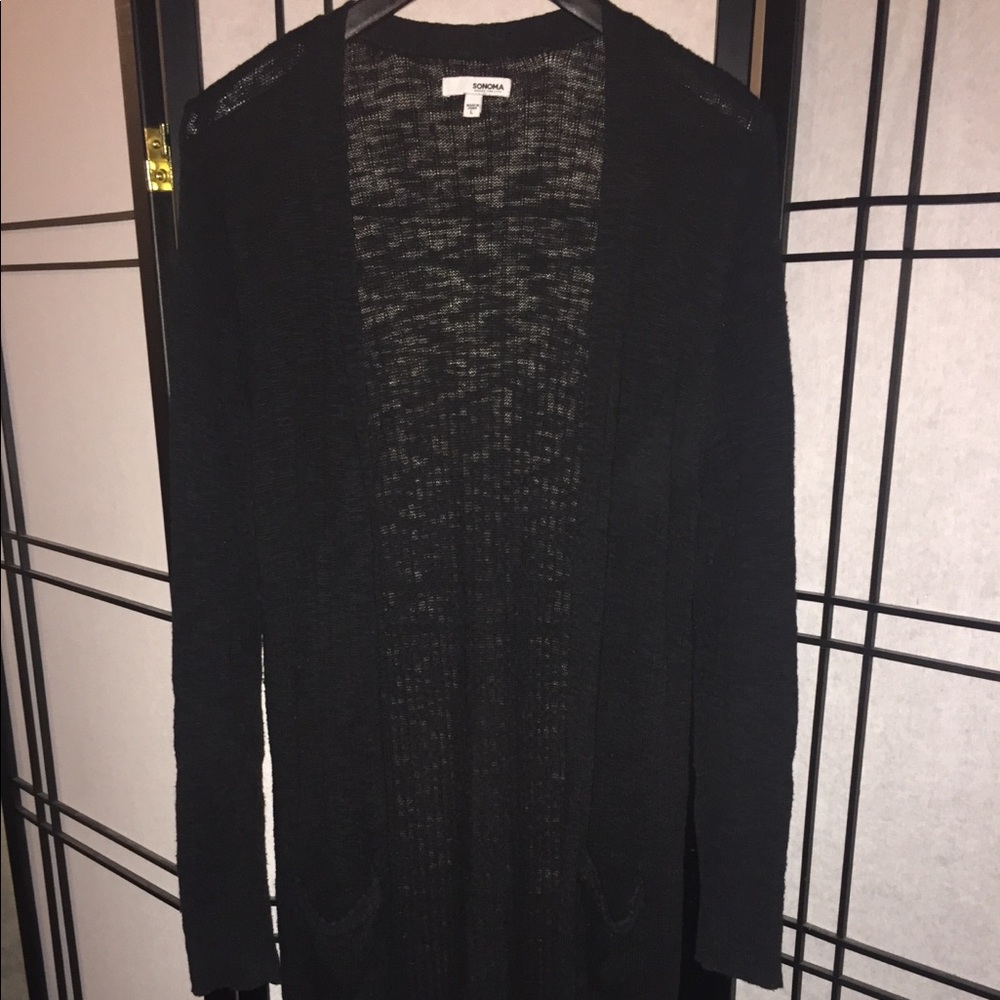 Knee length sweater